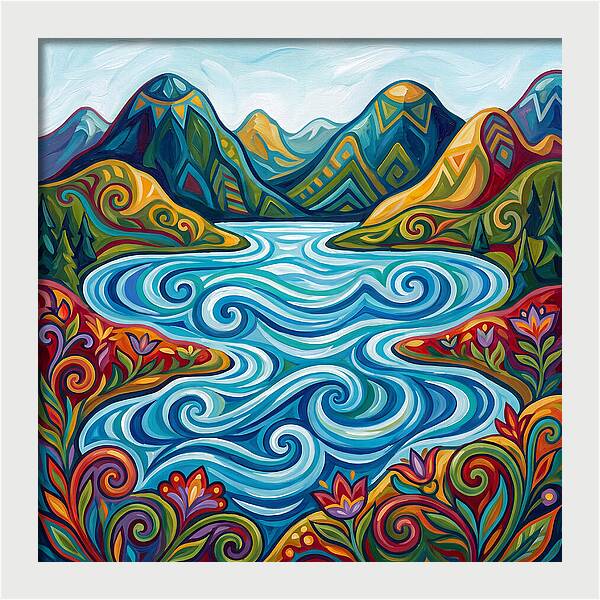 Alpine Lake Serenity