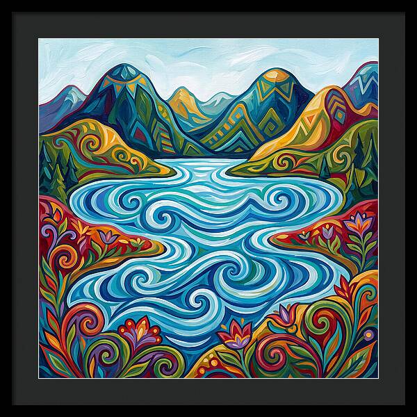 Alpine Lake Serenity