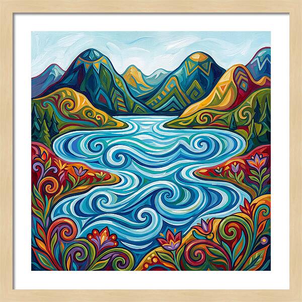 Alpine Lake Serenity