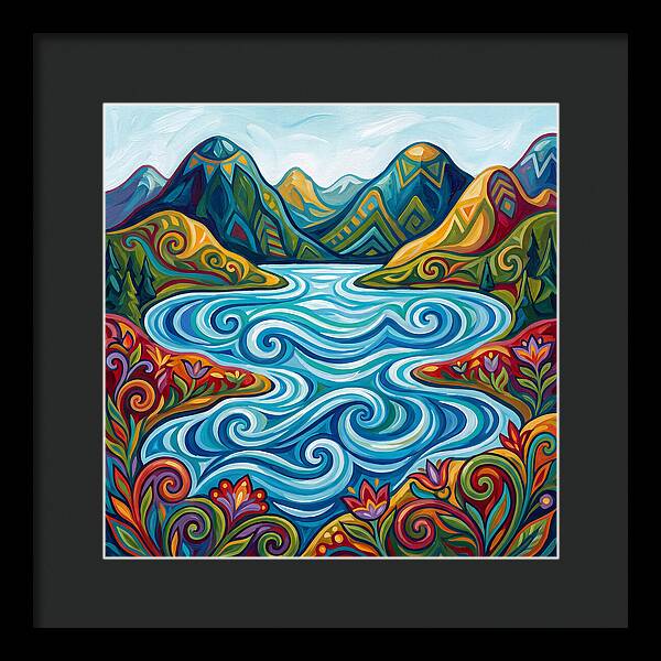 Alpine Lake Serenity