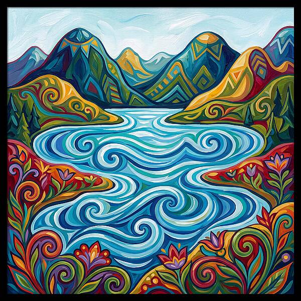 Alpine Lake Serenity