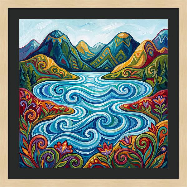 Alpine Lake Serenity