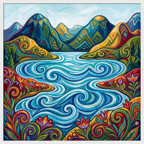 Alpine Lake Serenity