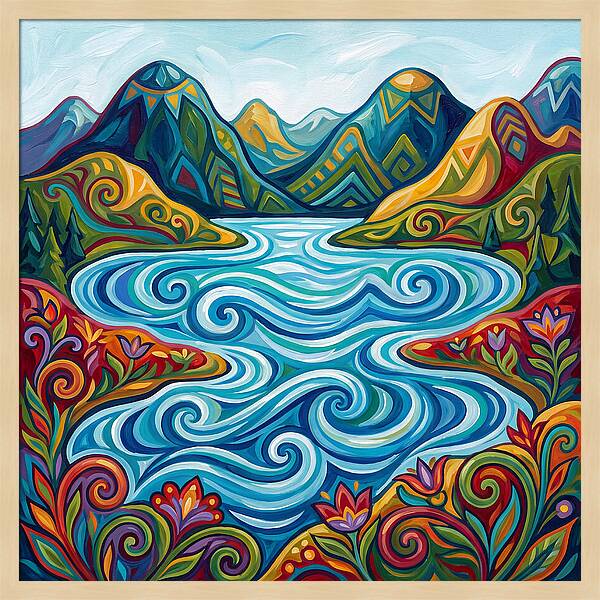 Alpine Lake Serenity