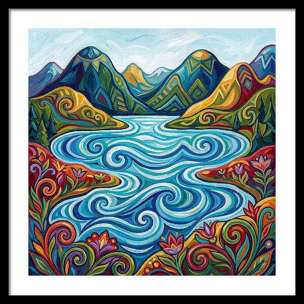 Alpine Lake Serenity