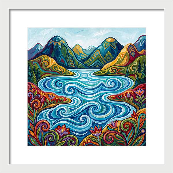 Alpine Lake Serenity