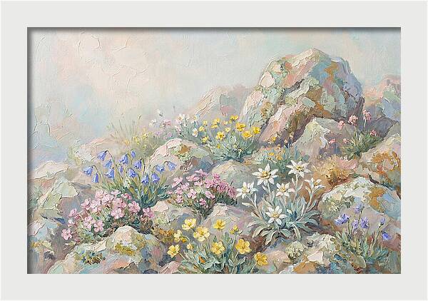 Alpine Rock Garden Serenity