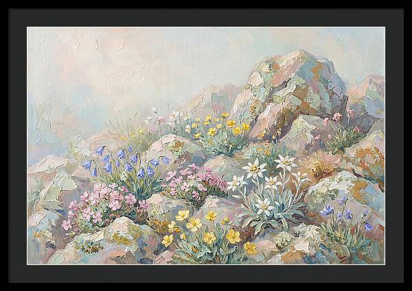 Alpine Rock Garden Serenity