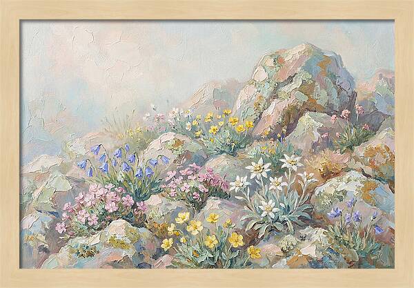 Alpine Rock Garden Serenity