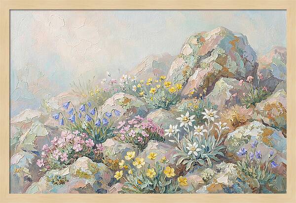 Alpine Rock Garden Serenity