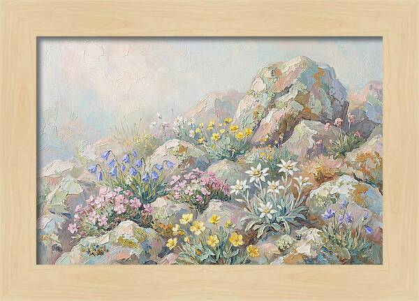 Alpine Rock Garden Serenity