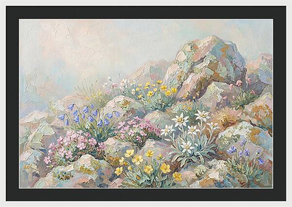 Alpine Rock Garden Serenity