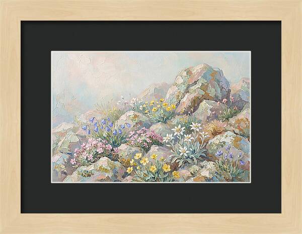 Alpine Rock Garden Serenity