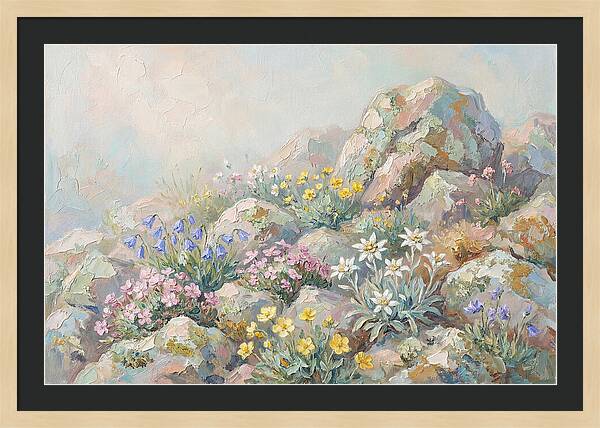 Alpine Rock Garden Serenity