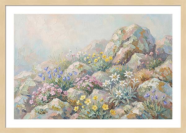 Alpine Rock Garden Serenity