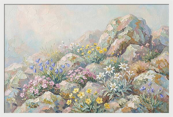 Alpine Rock Garden Serenity
