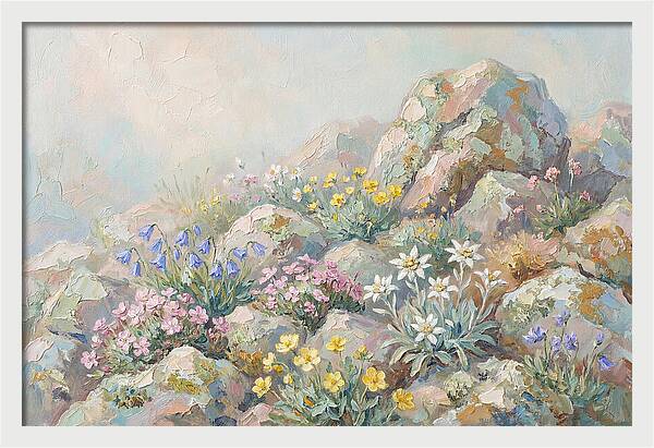 Alpine Rock Garden Serenity