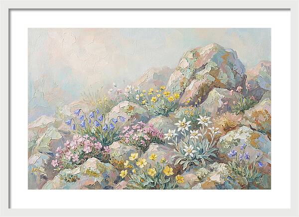 Alpine Rock Garden Serenity