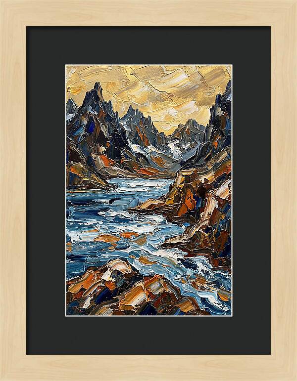 Alpine Serenity In Oil