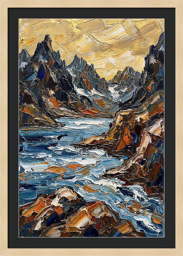 Alpine Serenity In Oil