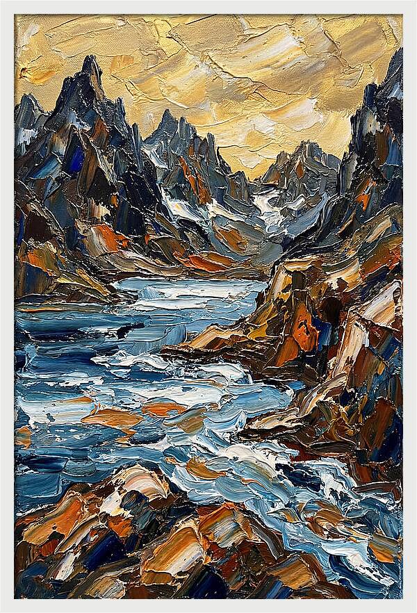 Alpine Serenity In Oil