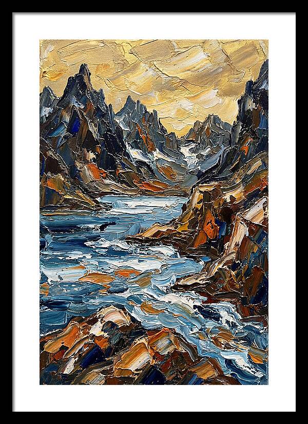 Alpine Serenity In Oil