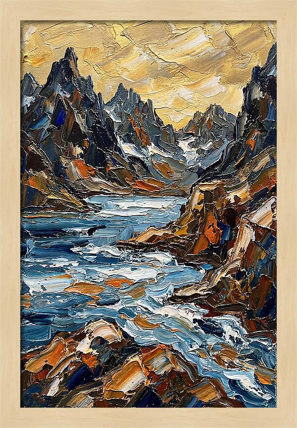 Alpine Serenity In Oil