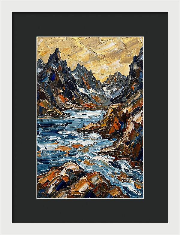 Alpine Serenity In Oil