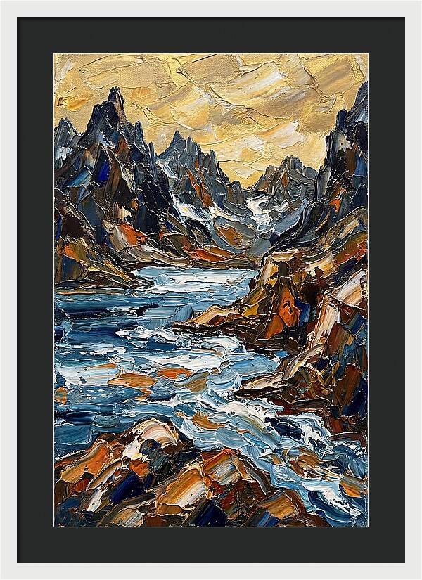 Alpine Serenity In Oil