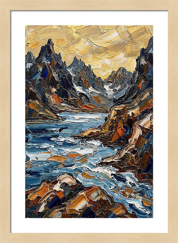 Alpine Serenity In Oil
