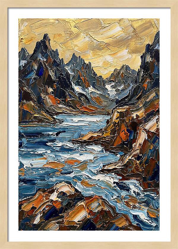 Alpine Serenity In Oil