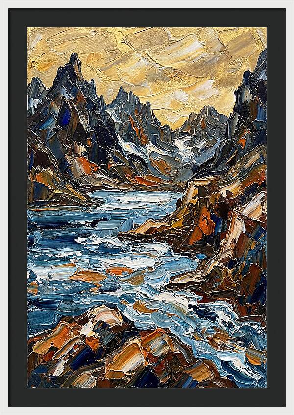 Alpine Serenity In Oil