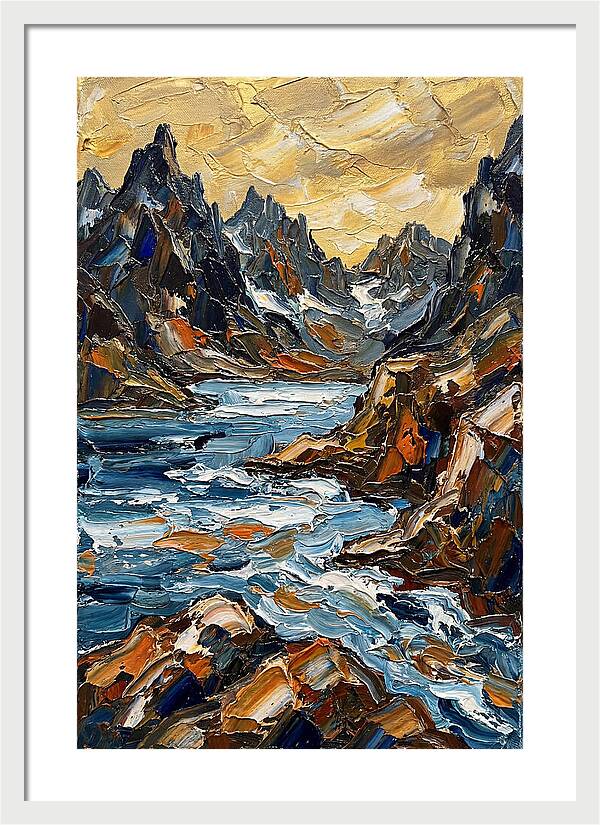 Alpine Serenity In Oil