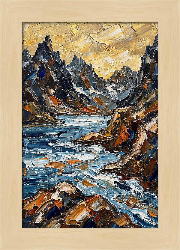 Alpine Serenity In Oil