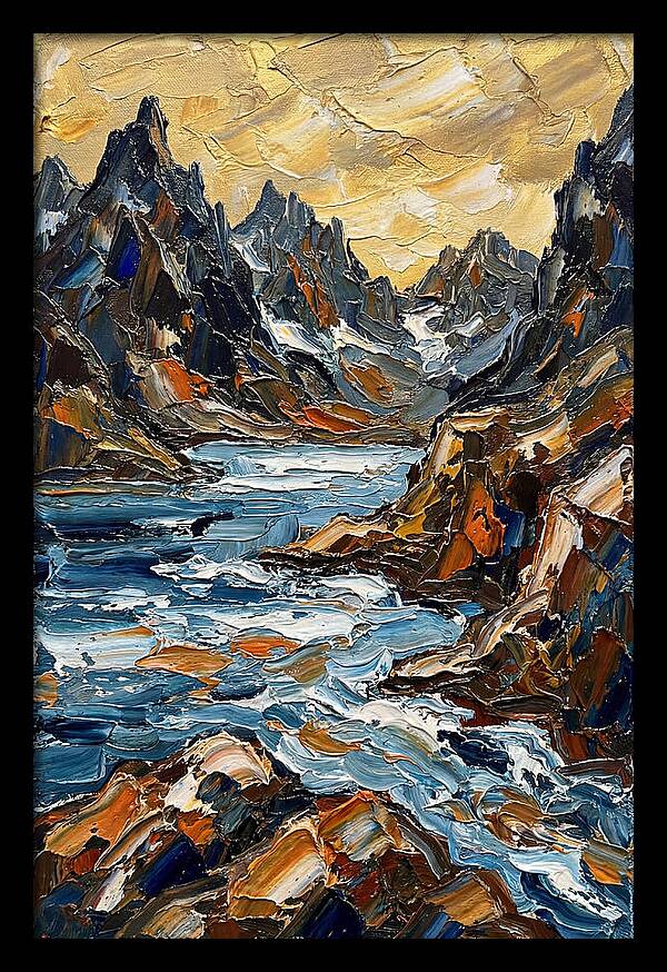 Alpine Serenity In Oil