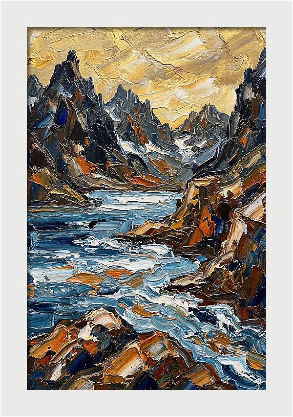 Alpine Serenity In Oil