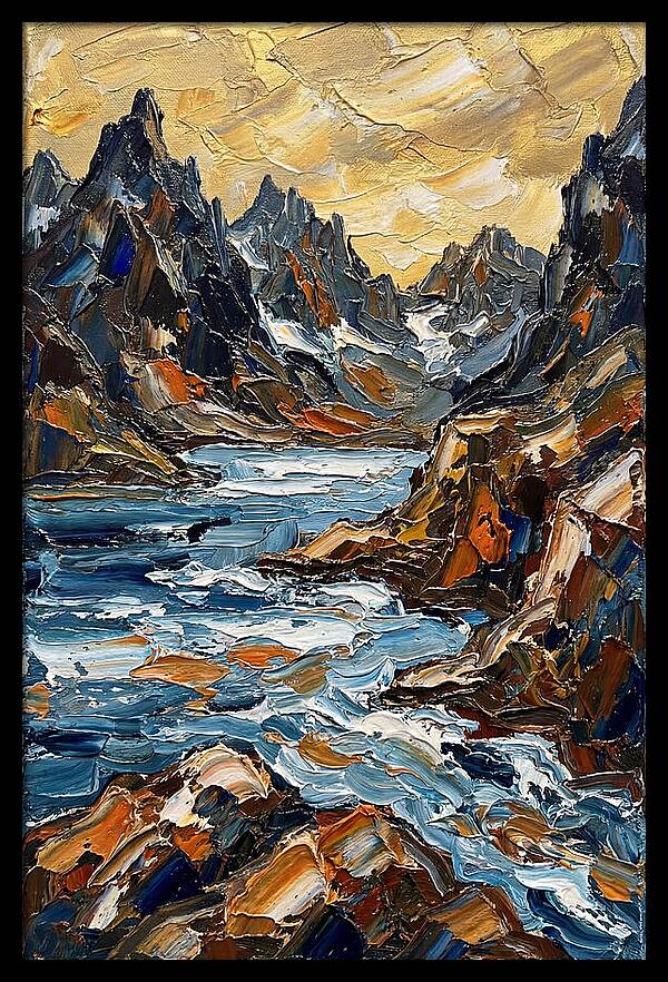 Alpine Serenity In Oil