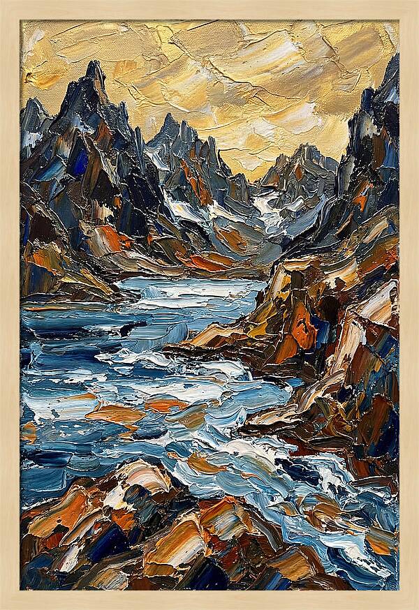 Alpine Serenity In Oil