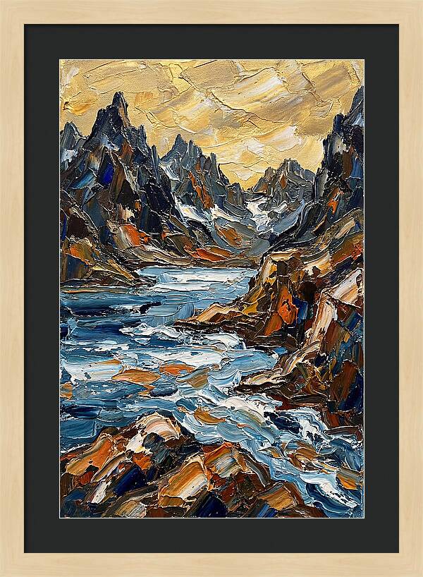 Alpine Serenity In Oil