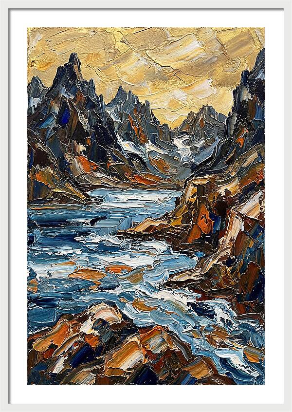 Alpine Serenity In Oil