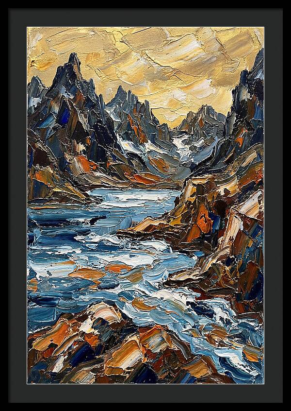 Alpine Serenity In Oil