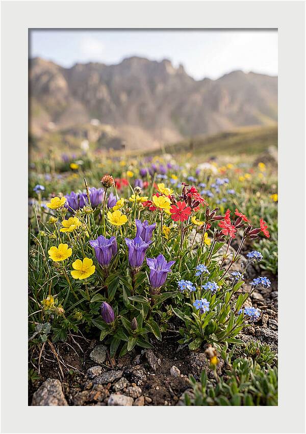 Alpine Wildflower Serenity