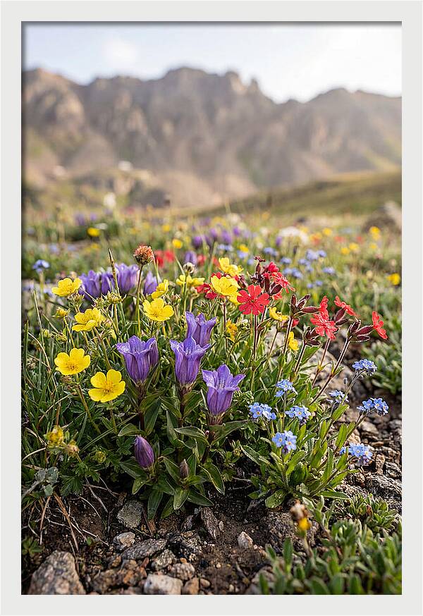 Alpine Wildflower Serenity