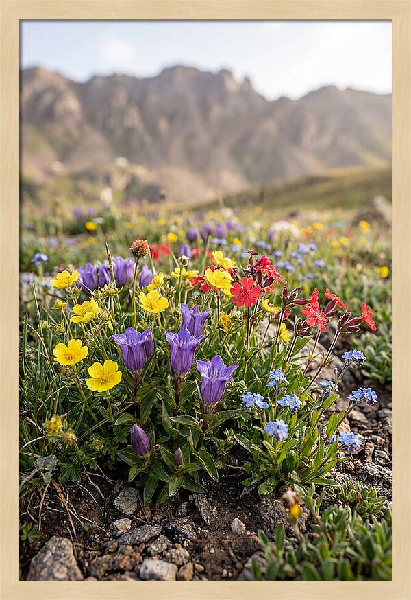 Alpine Wildflower Serenity