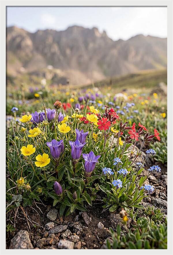Alpine Wildflower Serenity