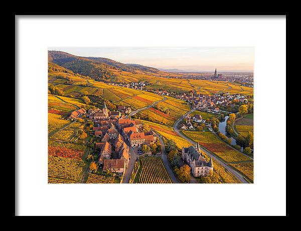 Alsace Wine Route In Autumn