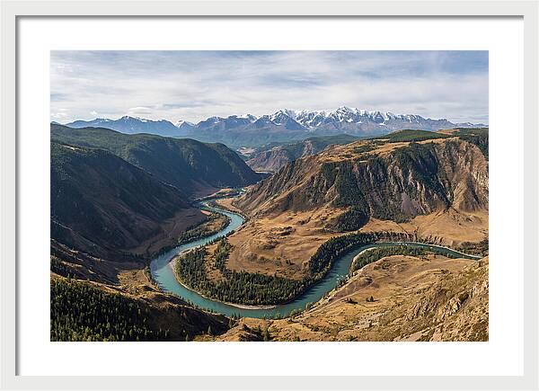 Altai Mountains From The Chulyshman Plateau