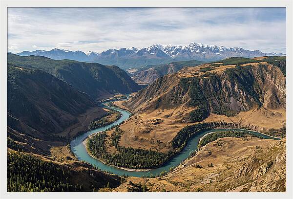Altai Mountains From The Chulyshman Plateau