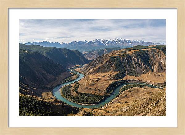Altai Mountains From The Chulyshman Plateau