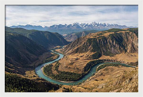 Altai Mountains From The Chulyshman Plateau